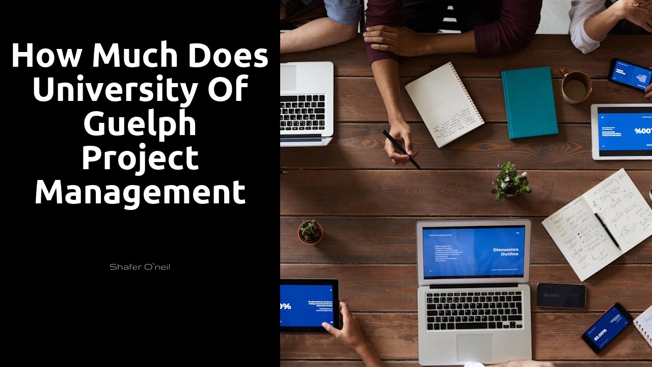 How much does University of Guelph project management cost?